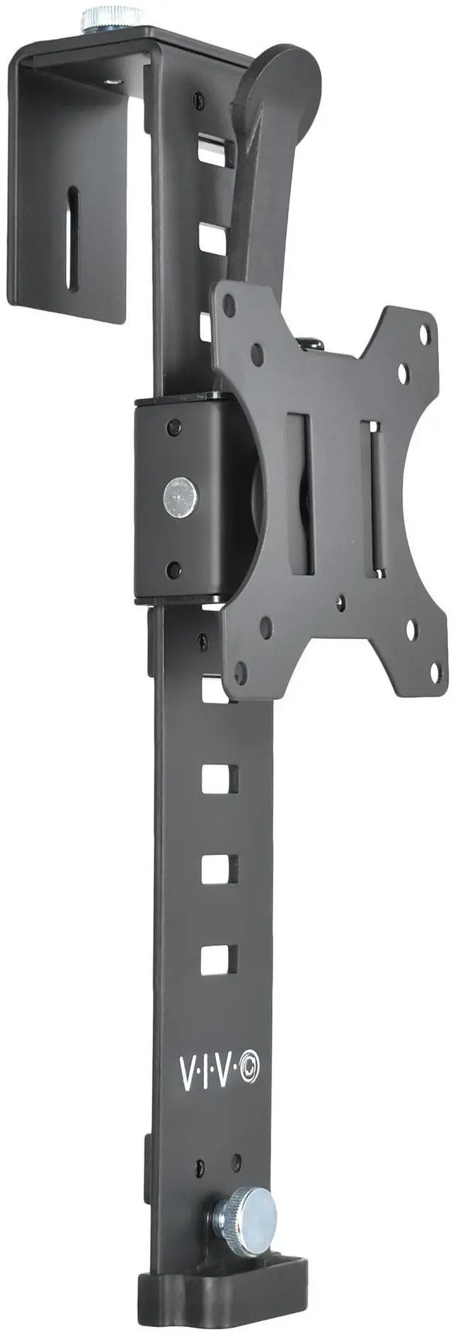 Main image of VIVO Black Office Cubicle Monitor Mount Stand Attachment  for 17" to 32" Screen