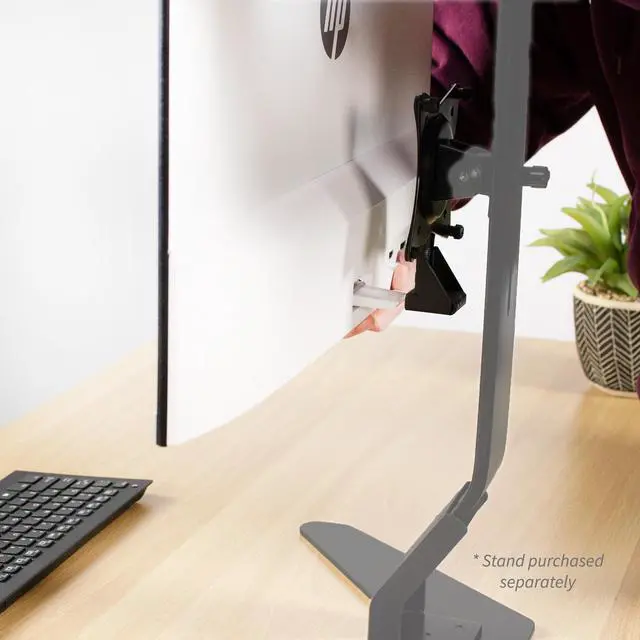 Alt view image 7 of 7 - VESA Adapter for HP Computer 27er, 27es, 27ea,25er,25es,24ea,23er,23es,22er,22es