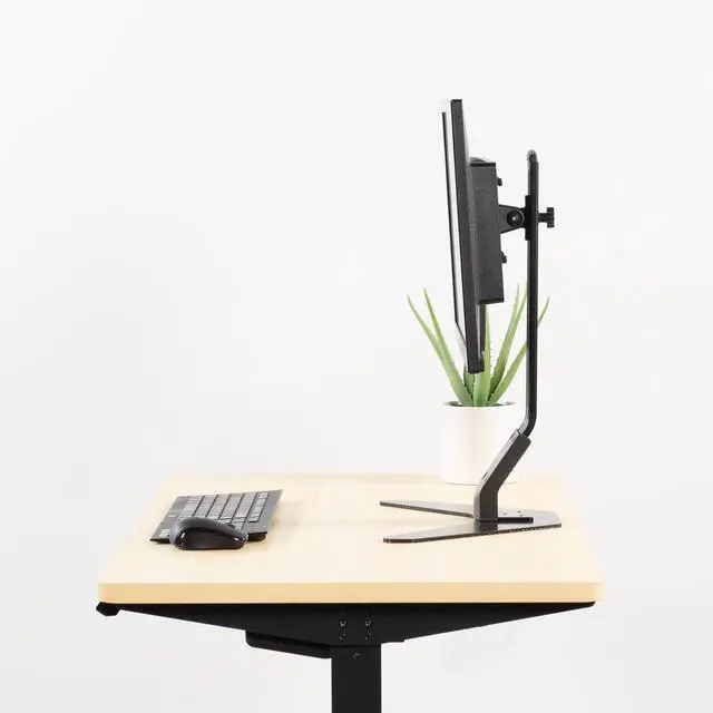 Alt view image 7 of 7 - VIVO Light Wood 43 x 24 inch Universal Table Top for Sit to Stand Desk Frames