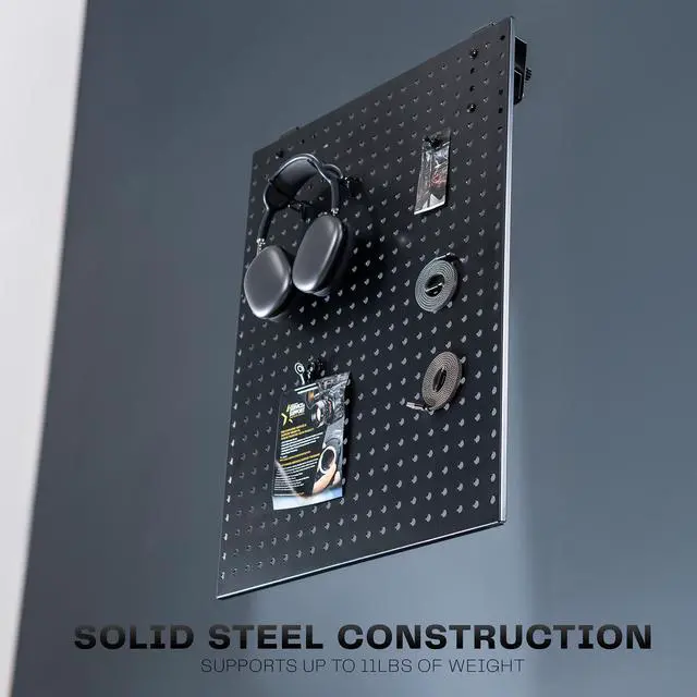 Alt view image 7 of 7 - VIVO Black Hanging Pegboard