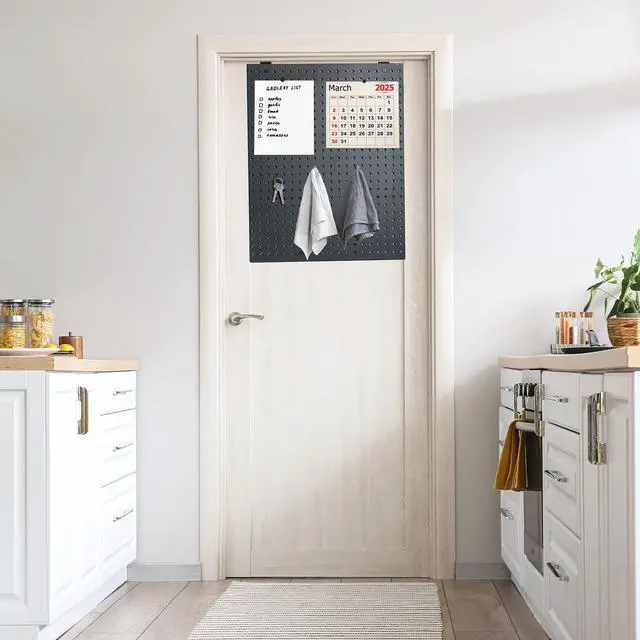 Alt view image 4 of 7 - VIVO Black Hanging Pegboard
