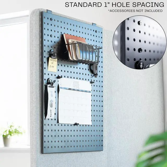 Alt view image 6 of 7 - VIVO Black Hanging Pegboard