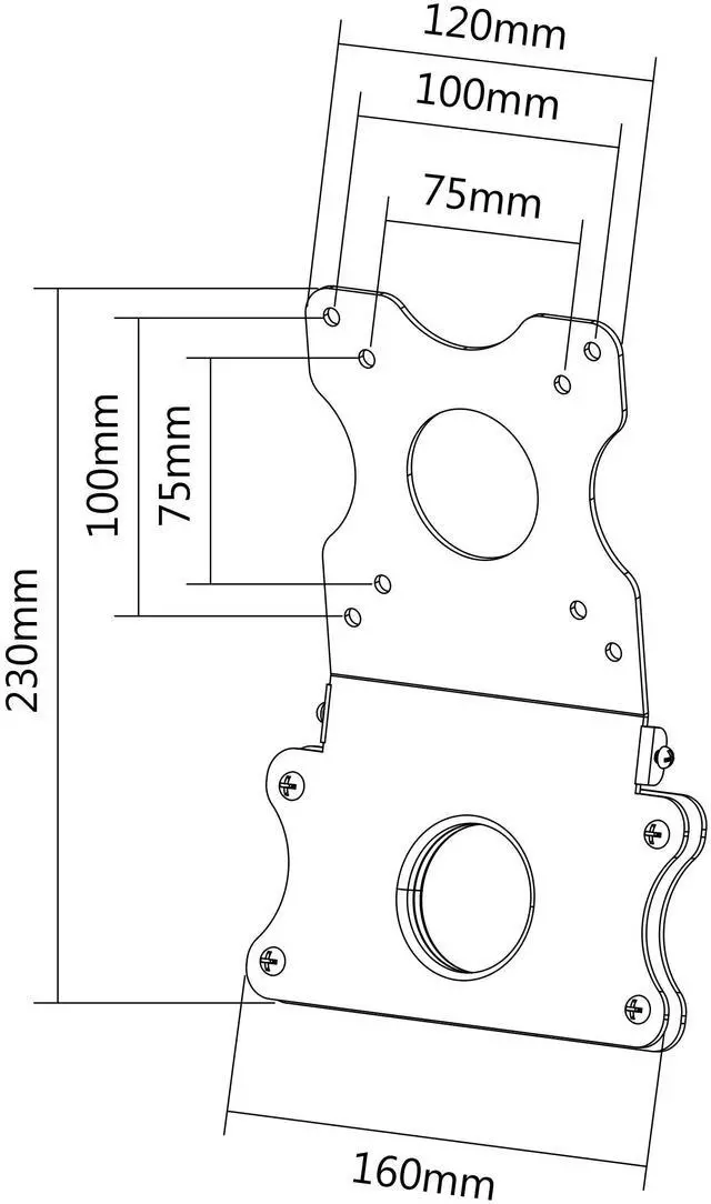 Alt view image 7 of 7 - VIVO Adapter VESA Mount Kit for Apple 21.5" and 27" iMac Display (STAND-MACB)