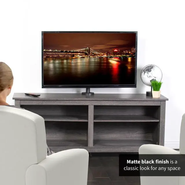 Alt view image 5 of 7 - VIVO Swivel Bolt-Down Desktop TV VESA Mount for Screen Sizes 23" to 43" | Sturdy Tabletop TV Stand (STAND-TV00M2)