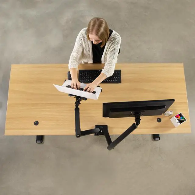 Alt view image 7 of 7 - VIVO Single Laptop Notebook Stand Holder for VESA Compatible Monitor Arms