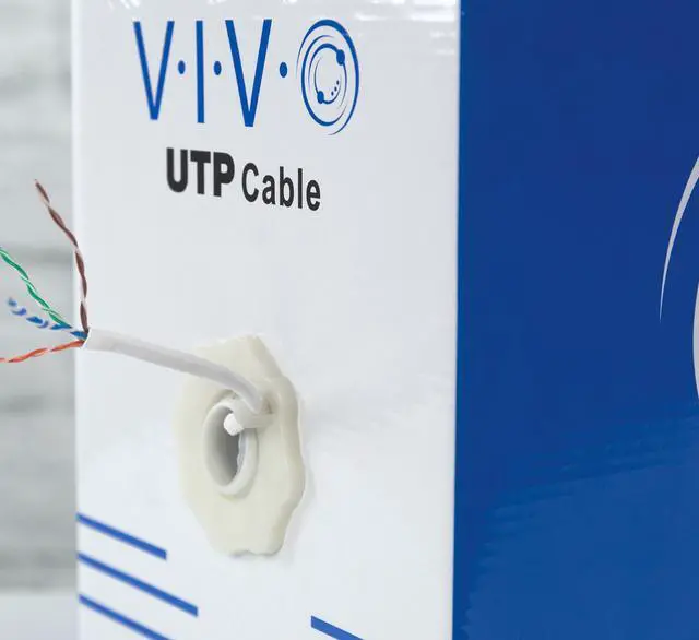 Alt view image 7 of 8 - VIVO 500ft bulk Cat6 Ethernet Cable / Wire UTP Pull Box 500 ft Cat-6 White LAN