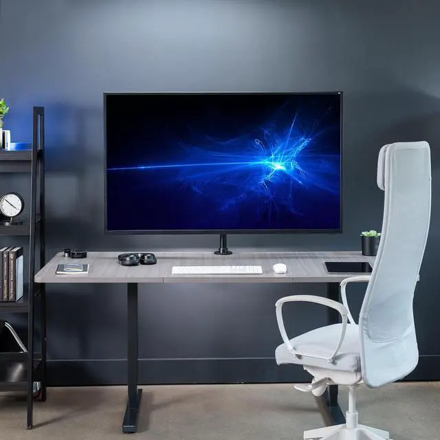 Alt view image 7 of 8 - VIVO Ultra Wide Screen TV Desk Mount up to 55" Full Motion Television Stand