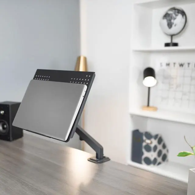 Alt view image 4 of 7 - VIVO Laptop Notebook up to 17" Steel Tray Platform (Tray Only) for VESA Mount Stand | Fits 100 mm Plate Holes (STAND-LAP2)