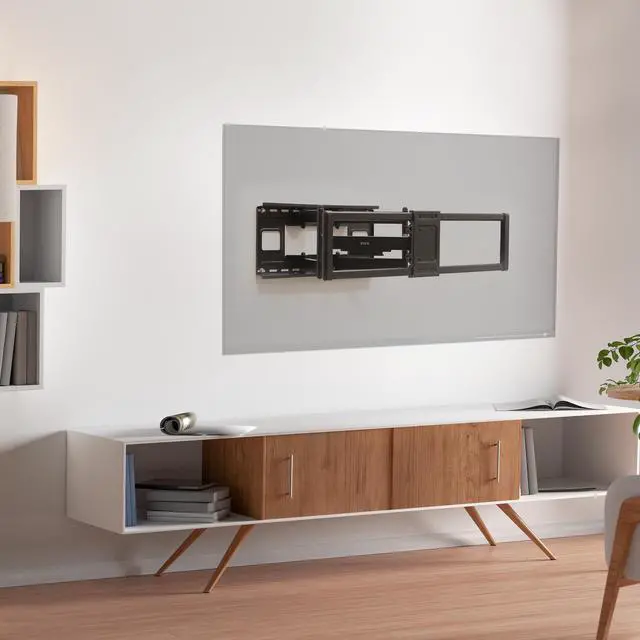 Alt view image 2 of 7 - VIVO Heavy Duty 60" to 120" Large Screen TV Articulating Wall Mount, Full Motion Adjustable Extended Arm, MOUNT-VW120M