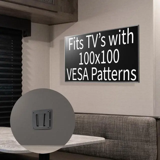 Alt view image 7 of 7 - VIVO Sturdy Plastic Polymer RV TV Screen Mount with Articulating Arm