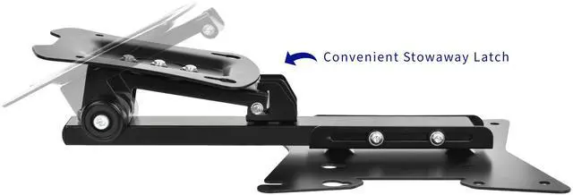 Alt view image 5 of 8 - VIVO Black Flip Down 20" to 37" Mount | Folding Pitched Roof Ceiling Mounting for Flat TV & Monitors (MOUNT-M-FD37B)