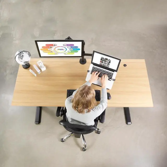 Alt view image 6 of 8 - VIVO Black Universal Adjustable 10 to 15.6 Laptop Mount Holder for VESA Compatible Monitor Arms (STAND-LAP3)