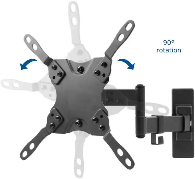 Alt view image 5 of 8 - VIVO Full Motion Tilt Swivel TV Wall Mount VESA Bracket Stand | Fits 13" to 42" Flat Screens (MOUNT-VW06)