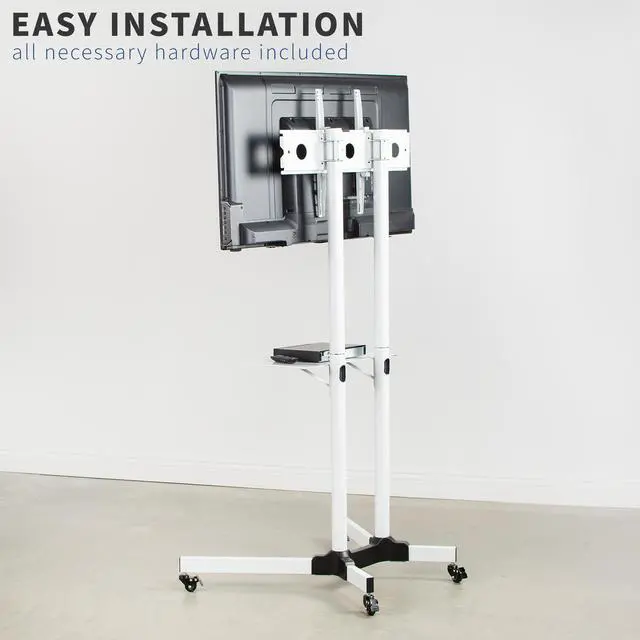 Alt view image 4 of 7 - VIVO Attachable Shelf for STAND-TV03W TV Cart Series (SHELF-TV03W)