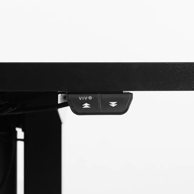 Alt view image 7 of 7 - VIVO Black 63 x 32 inch Universal Table Top for Height Adjustable Standing Desk Frames with Built-in Power Strip (DESK-TOP1AC-B)