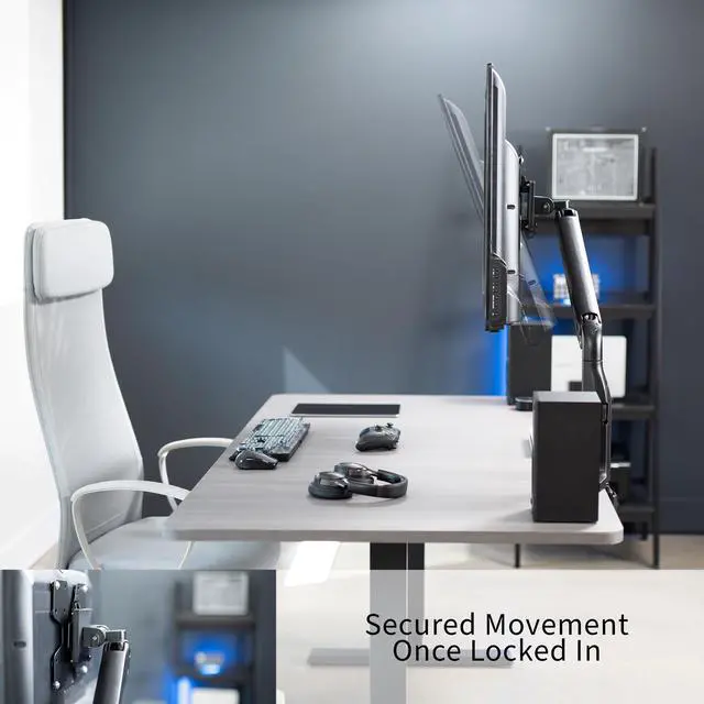 Alt view image 7 of 8 - VIVO Black Large Adapter VESA Bracket Kit, Monitor Wall Mount, Stand Attachment