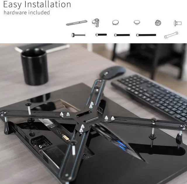 Alt view image 7 of 7 - VIVO Adapter VESA Mount Kit for Monitor Screen 75mm & 100mm mounting bracket