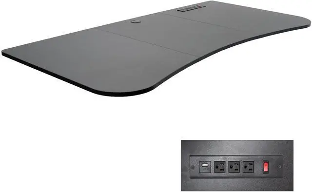 Main image of VIVO Black 20 inch Height Adjustable Swivel Couch Desk, Laptop Table with Swing Arm for Remote Work, DESK-ST01C