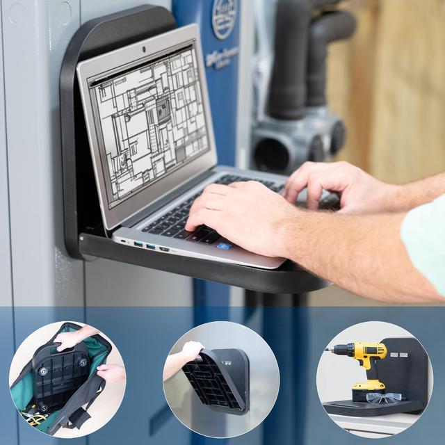 Alt view image 2 of 7 - VIVO Magnetic Portable Laptop Workstation, Utility Platform