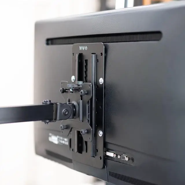 Alt view image 5 of 8 - VIVO Height Adjustable VESA Adapter Accessory Bracket Kit for Individual Monitor 13" to 27" Screens (STAND-VAD3)