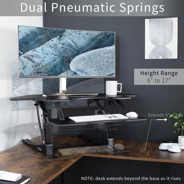 Alt view image 10 of 13 - TechOrbits Electric Standing Desk Frame - Two Leg Motorized Stand Up Desk Base - Sit Stand Desk With Memory Settings And Telescopic Height Adjustment (Black)