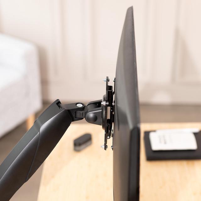 Alt view image 7 of 7 - VIVO Black Adapter VESA Bracket Kit and Wall Mount for Monitor, Stand Attachment
