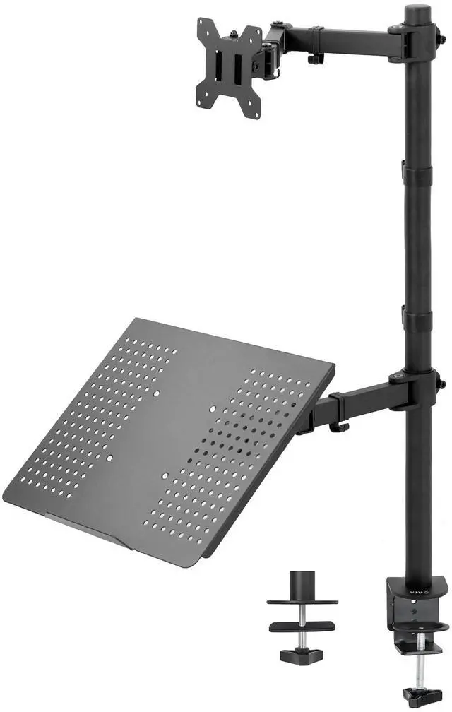 Main image of VIVO Laptop & Monitor Mount Extra Tall Adjustable Stand fits 1 Screen up to 32"