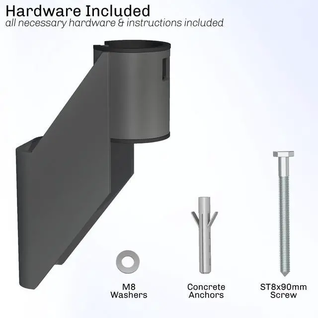 Alt view image 5 of 7 - VIVO Low Profile Wall Mount Designed for Starlink Gen2 Internet Satellite Dish