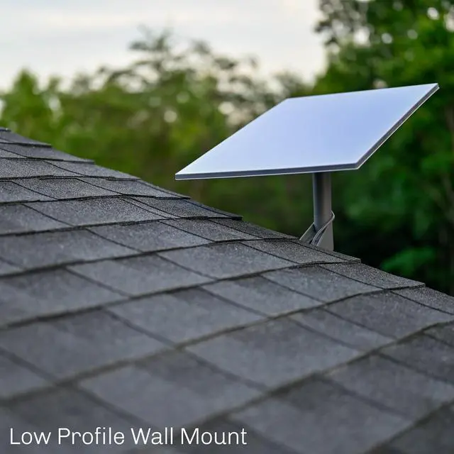 Alt view image 7 of 7 - VIVO Low Profile Wall Mount Designed for Starlink Gen2 Internet Satellite Dish