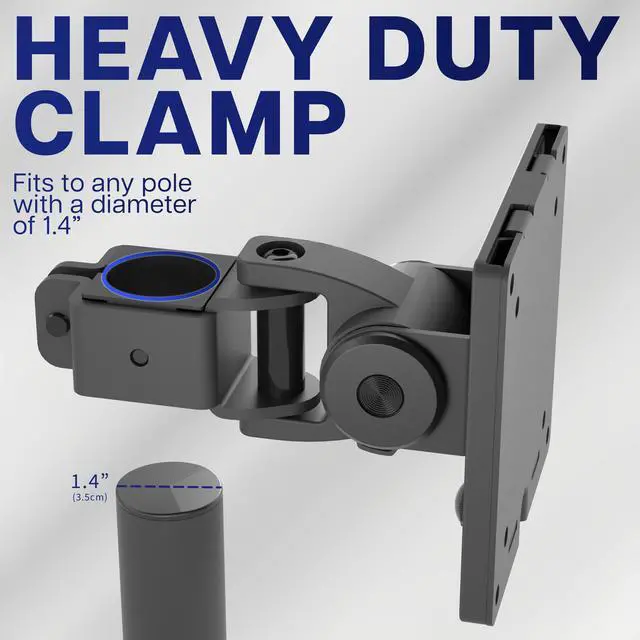 Alt view image 2 of 7 - VIVO Ultrawide Monitor VESA Bracket Pole Mount, Fits Up to 49" Computer Screens