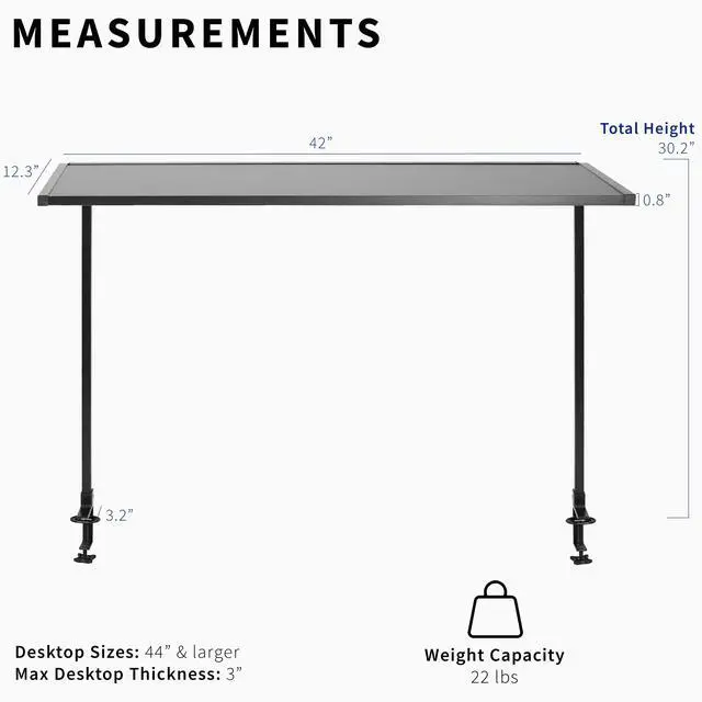 Alt view image 3 of 7 - VIVO Black Freestanding Keyboard Tray Cart