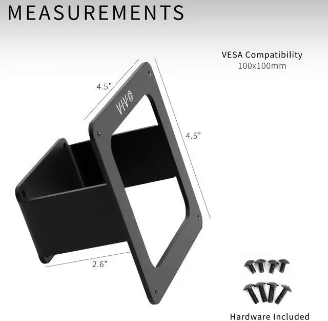 Alt view image 3 of 8 - VIVO Deep Recessed VESA Adapter Plate Bracket Designed for Compatible Samsung Neo G9 Monitor