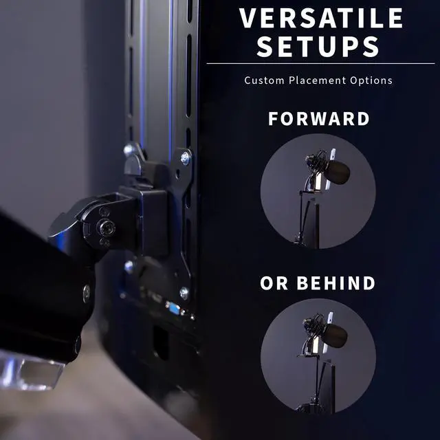 Alt view image 4 of 7 - VIVO VESA Livestream Device Monitor Shelf, Holds Cameras, Webcams, Mics, & More