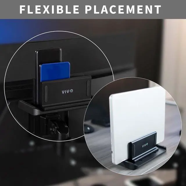 Alt view image 7 of 7 - VIVO Multifunctional Adjustable Thin Client CPU Mount, VESA Monitor Arm or Freestanding Mini PC Holder, MOUNT-PC05M