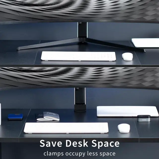 Alt view image 6 of 7 - VIVO Desk Clamp Adapter Designed for Samsung OEM Monitor Stands