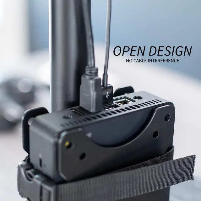 Alt view image 5 of 7 - VIVO Adjustable Thin Client Mini PC Mount Bracket | CPU VESA Under Desk and Monitor Arm Computer Holder (MOUNT-PC05C)