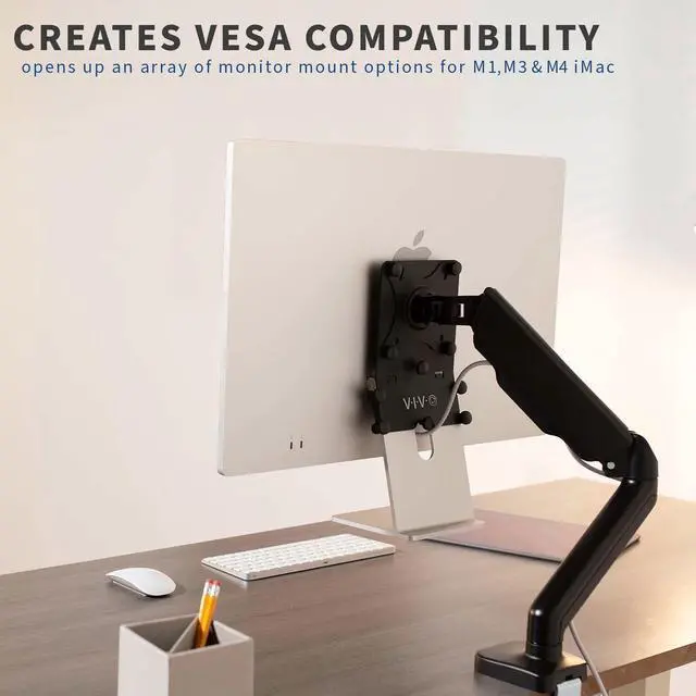 Alt view image 2 of 7 - VIVO VESA Adapter Plate Bracket Designed for 24" M1 and M3 iMac Series Monitors