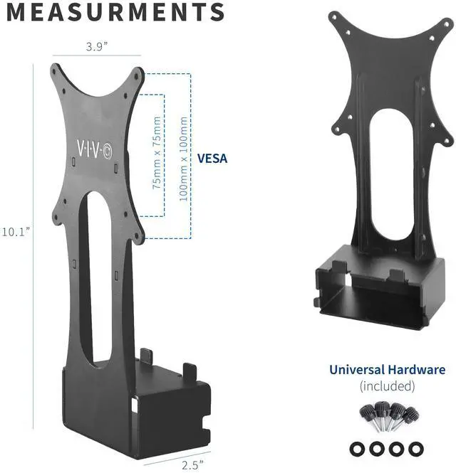 Alt view image 3 of 8 - VIVO VESA Adapter Plate Bracket Attachment Kit Designed for Compatible Samsung Monitors (MOUNT-SGT55)