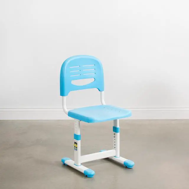Alt view image 5 of 7 - VIVO Blue Universal Height Adjustable Children's Desk Chair (Chair Only)