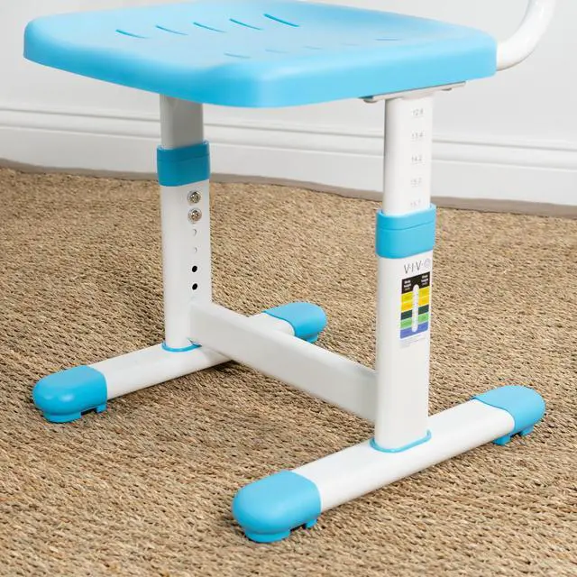 Alt view image 6 of 7 - VIVO Blue Universal Height Adjustable Children's Desk Chair (Chair Only)