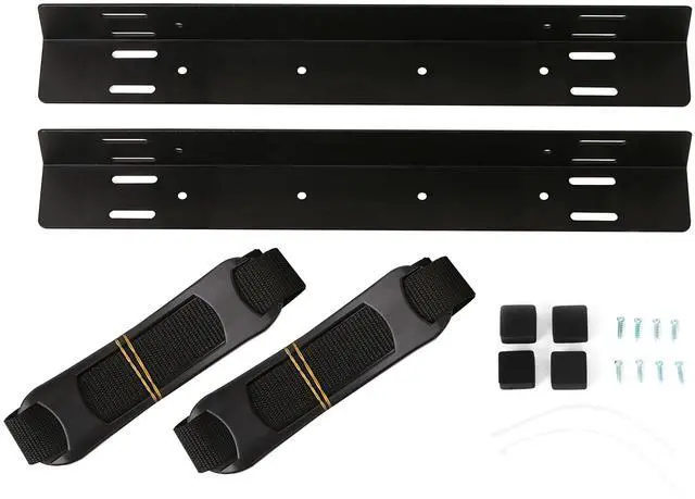 Alt view image 6 of 7 - VIVO Black Under-Desk PC Adjustable Strap Mount | Computer Case Holder