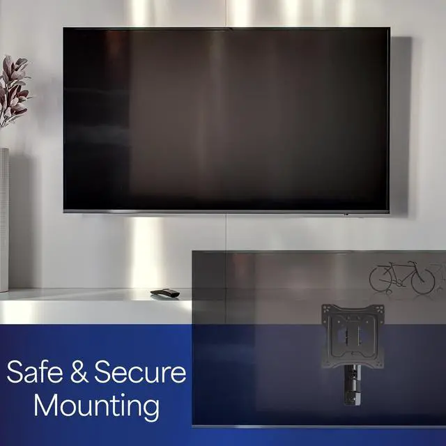 Alt view image 4 of 7 - VIVO Premium Aluminum Single TV Wall Mount Adjustable Arm for Screens up to 43"