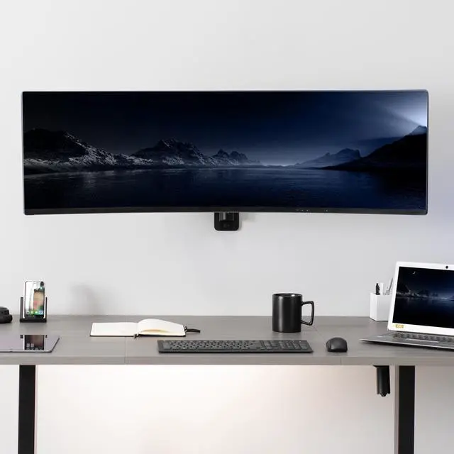 Alt view image 7 of 7 - VIVO Premium Aluminum Single TV Wall Mount Adjustable Arm for Screens up to 43"