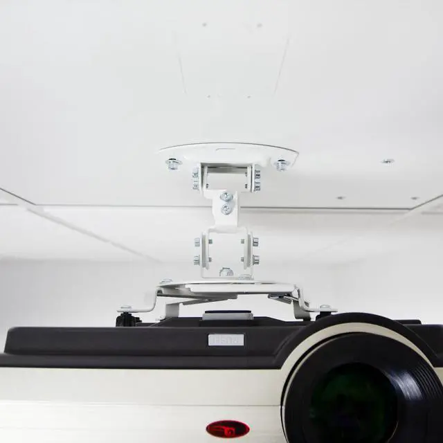 Alt view image 6 of 7 - VIVO Universal White Adjustable 2x2 ft Drop Ceiling Projector Mount