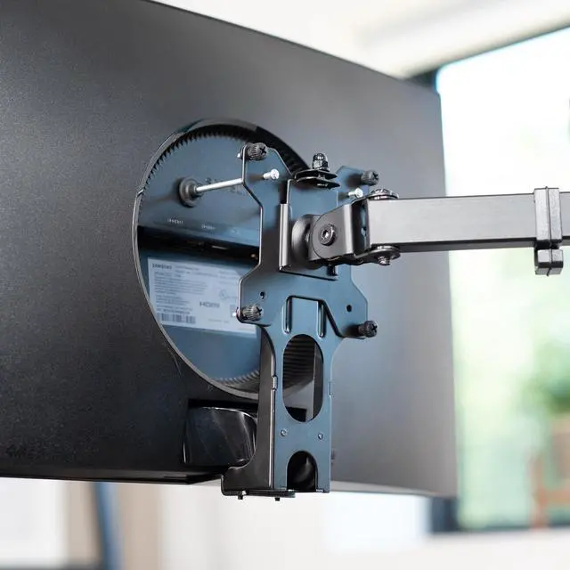 Alt view image 2 of 7 - VIVO Quick Attach VESA Mount Adapter Designed for Samsung CF397 and CRG5 Series Monitors, MOUNT-SG03CF