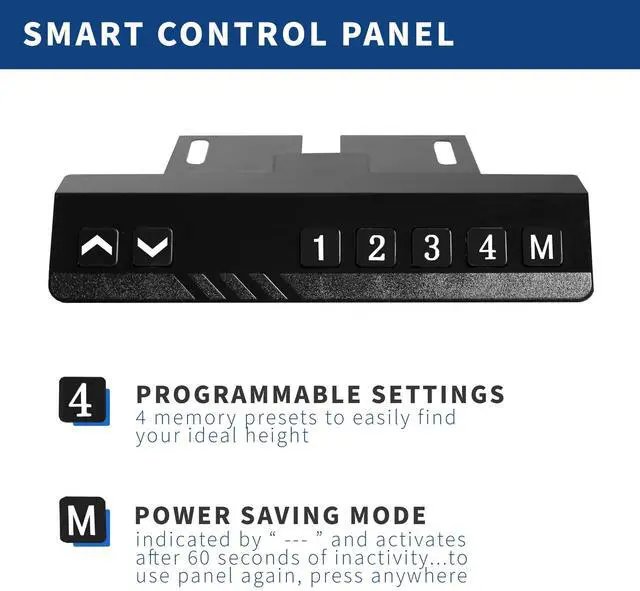 Alt view image 4 of 7 - VIVO Electric Stand Up Corner Desk, Dark Gray Table Tops, Black Frame