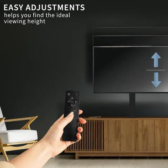 Alt view image 7 of 7 - VIVO TV Motorized Vertical Stand Lift 37" to 77" Screen, Height Adjustable Mount