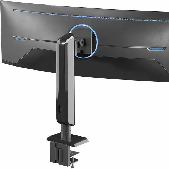 Main image of VIVO Vertical Lift Single Ultrawide Monitor Desk Mount, Up to 49" Screens