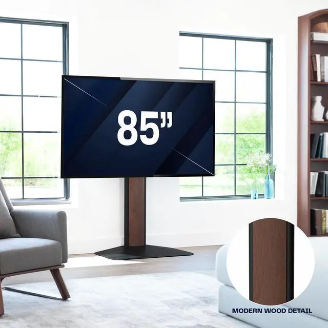 Alt view image 2 of 7 - VIVO Japanese Style 32 to 85 TV Screen Stand
