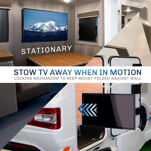 Alt view image 4 of 7 - VIVO Locking RV 23" to 55" TV Screen Mount with Articulating Arm